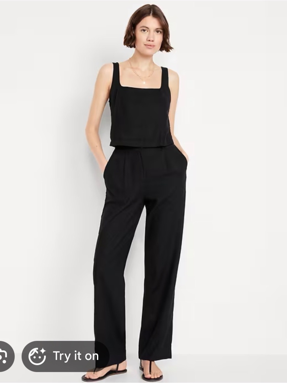Old Navy Black Women’s Dress Pants - Straight Leg